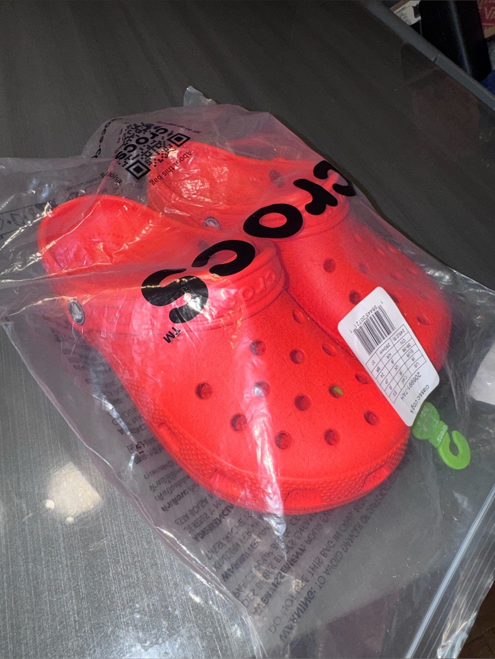 Kids Crocs Bright Red